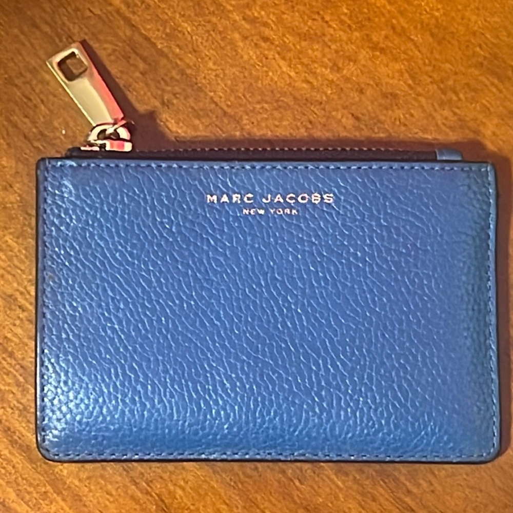Marc Jacobs Coin purse/key chain/card holder in blue